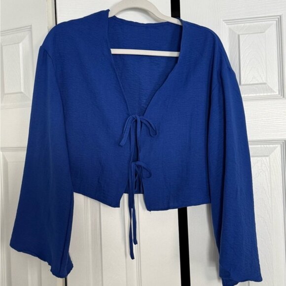 New flared sleeves blouse t-shirt - Picture 6 of 7